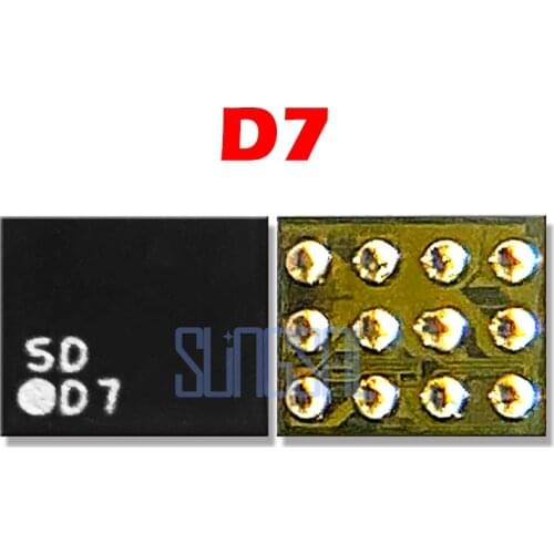 2pcs/lot 100% Original D7 BGA-12 Lamp control IC