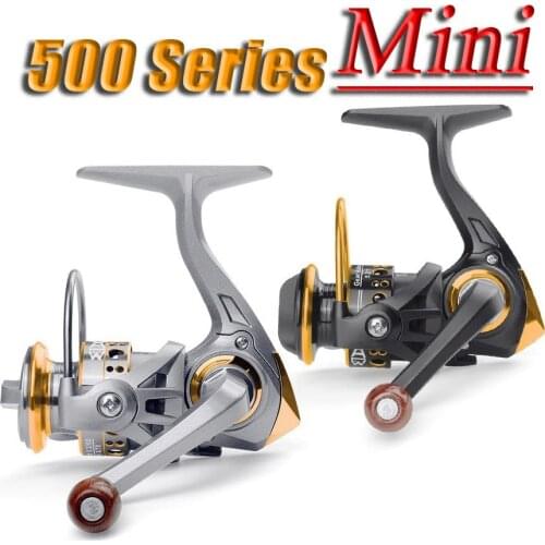 5.2:1 Speed Mini Fishing Spinning Reel CNC Wire Cup Fishing Wheel No Gaps Reel Carp Casting Reels Max Drag 5KG