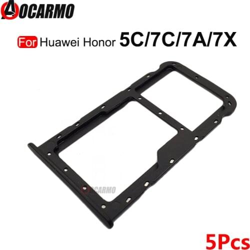5Pcs For Huawei Honor 5C 7C 7A 7X SIM Card Tray Slot Holder Repair Replacement Part