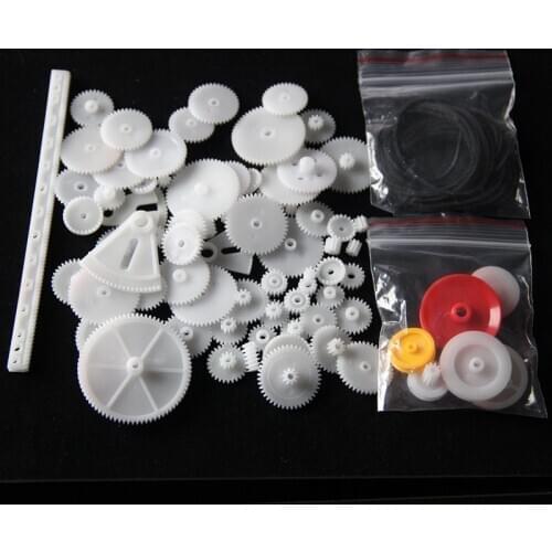 81 kinds of plastic gear bags DIY technology model production Gear racks Deceleration 0.5 Modulus