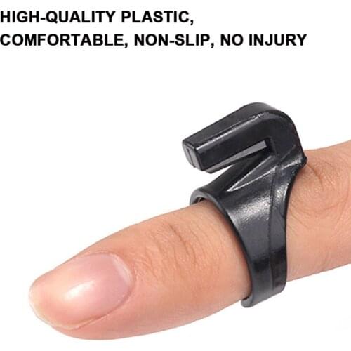 ABS Fishing Line Cutter Ring Plastic Thimble Sewing Ring Finger Blade Needle Craft Household Sewing Machine Tackle Accessory