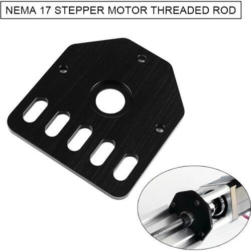 Aluminum Threaded Rod Plate T3x59.29x53mm for NEMA 17 Stepper Motor GDeals