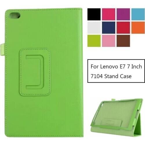 Case Cover For 2018 Lenovo Tab E7 TB-7104F TB 7104F 7104 7104F 7.0 inch Tablet Case Bracket Flio PU Leather Funda Cover