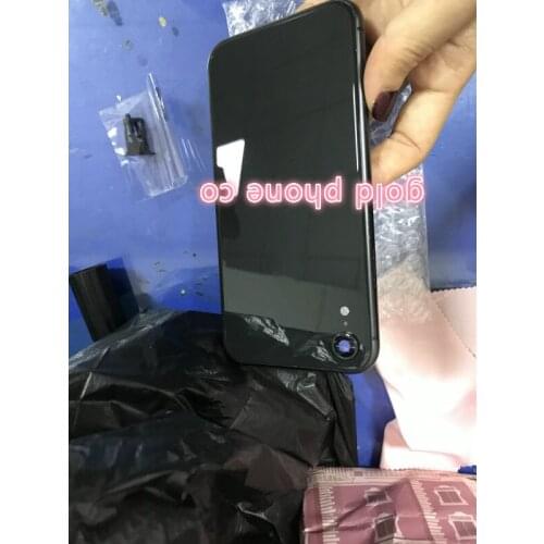1Pcs Original Quality For Phone XR Back Battery Cover Rear Glass Door black Housing Case Repair Replacement Phone Part