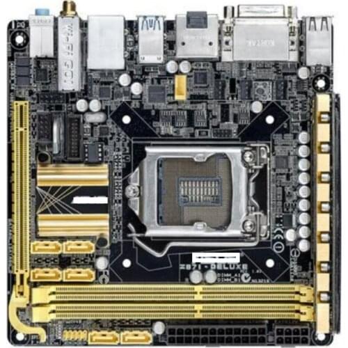 ASUS Z87i-DELUXE desktop motherboard DDR3 LGA 1150 Z87i-DELUXE MINI iTX 17*17cm Z87 i7 i5 i3 DDR3 32G UBS3.0 mainboard