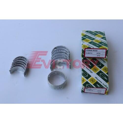 For kubota D782 crankshaft connecting rod bearing + piston ring set