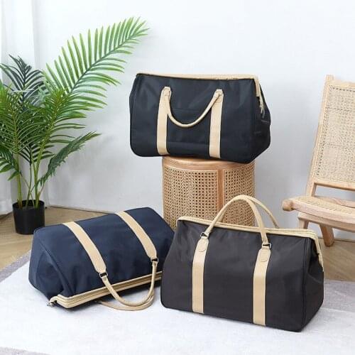 New mens travel bag large capacity luggage bag large capacity handbag travel luggage bag fashion mens folding bag ladies