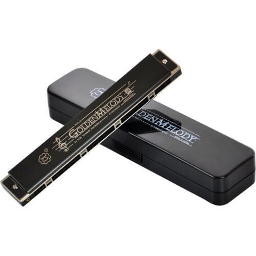 KONGSHENG 24 Holes Tremolo Harmonica Musical Instruments Armonica Senior Professional Playing Mouth Ogan CDEFGAB 12 Key choose