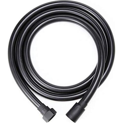 PVC High Pressure Silver & Black PVC Smooth Shower Hose For Bath Handheld Shower Head Flexible Shower Hose 360° rotation