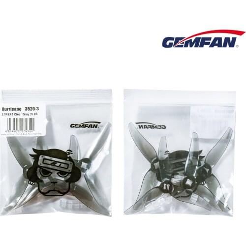 Gemfan Hurricane 3520 3.5X2X3 3-Blade PC Propeller for RC FPV Racing Freestyle 3inch Cinewhoop Ducted Drones Replacement Parts