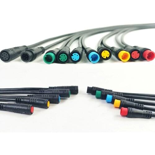 2 3 4 5 6 Pin Cable Julet Connector Waterproof Connector For Ebike Display Cable Female Male Cables Modified Accessory Dropship