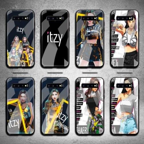 Kpop itzy Phone Case Tempered Glass For Samsung S20 Plus S7 S8 S9 S10 Plus Note 8 9 10 Plus