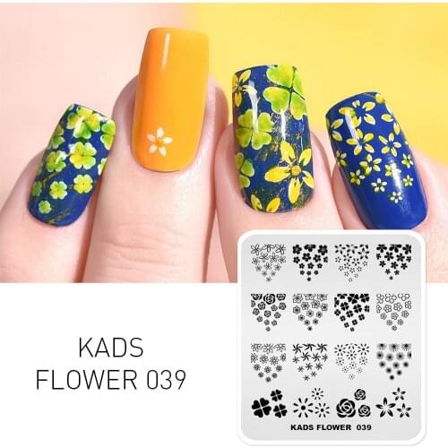 AriesLibra 31 Patterns Nail Plates Nail Art Image Templates Fashion Flower Designs Stamping Stencil for printing plates