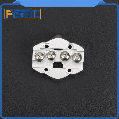 1pc Silver Kossel Delta Mini Slide Effector Updaded All Metal M3 Tackle Mini Carriage Pulley Slider For 3D Printer Parts