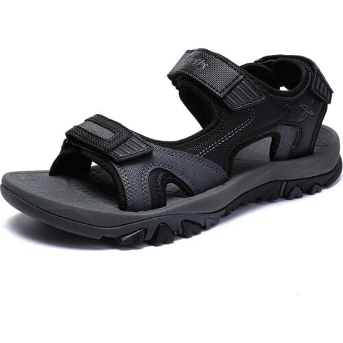 Big Size Fashion Casual Shoes Men Sandals Summer Men Shoes Beach Sandals Outdoor Mens Velcro Slippers