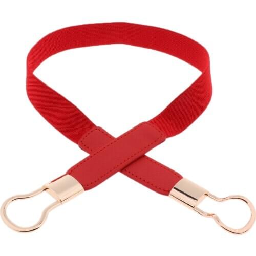 Fashion Elastic Thin Belts For Women Ladies Stretch Skinny Waist Belt For Dress