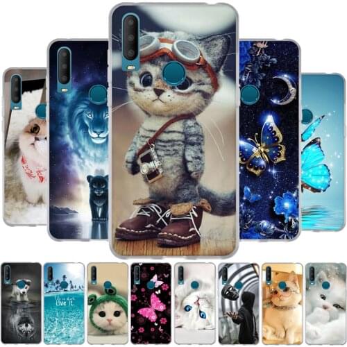 Soft TPU Silicone Bumper For alcatel 3x 2019 Case 3D Print Pattern For Alcatel 3X 2019 Phone Shell Cover 6.52 inch Funda Capa