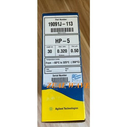Agilent Original Gas Chromatography Capillary Column HP-5 30m * 0.32 * 0.5um Promotion 19091J-113