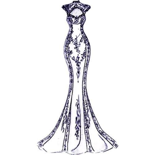 PANFELOU Palace party wedding dress Scrapbooking DIY Embossing Valentines Day card paper dies cutting die Metal