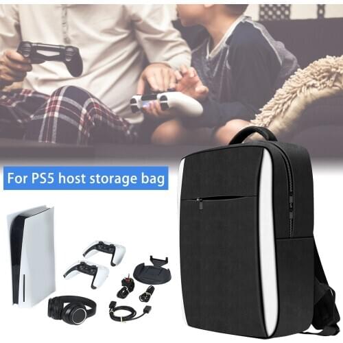 For Sony PlayStation5 PS5 Console Storage Bag Shockproof Shoulder Bag Host Travel Portable Backpack