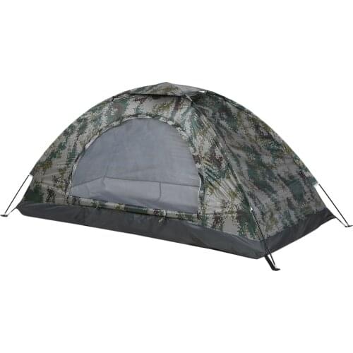 Ultralight Camping Tent Single Layer Portable Tent Anti-UV Coating UPF 30+ for Outdoor Beach Fishing