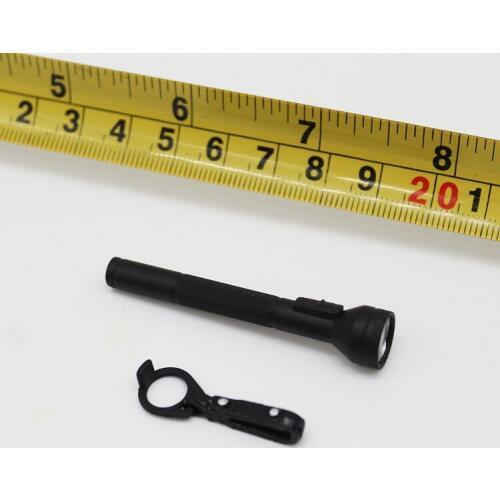 1/6 Scale Policemans Flashlight Torch Models with Accessories for 12''Action Figures Bodies Toys Gifts