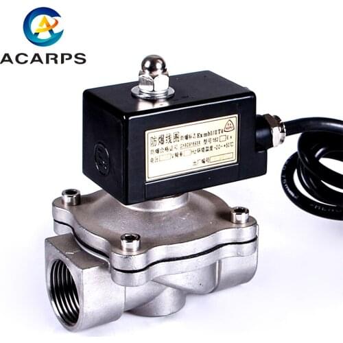 1 inch 304 Stainless Steel Explosion Proof Solenoid Valve Used In a Harsh Environment