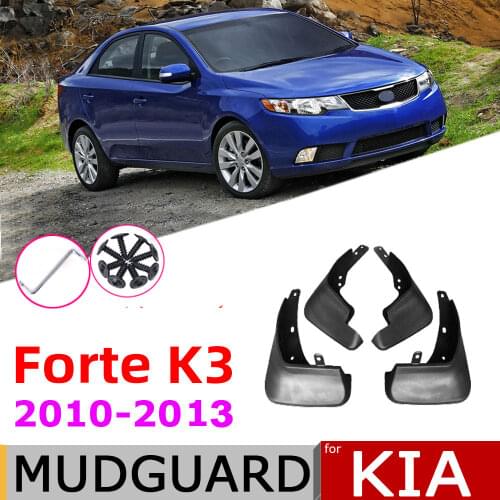 Car Fender For Kia Forte Cerato K3 TD 2014 2013 2012 2011 4 PCS Front Rear Mud Flaps Guard Splash Flap Mudguards Accessories