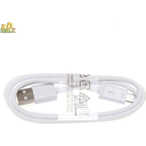 500pcs/lot 1M White Black Round Micro USB High Speed Charger Cable Data Sync Fast Charging for Samsung S4