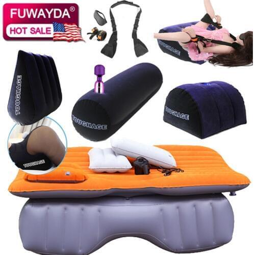 Fast shipping new inflatable mattress Car Bed +Air Pump car inflatable travel bed car bed car travel thickening bed