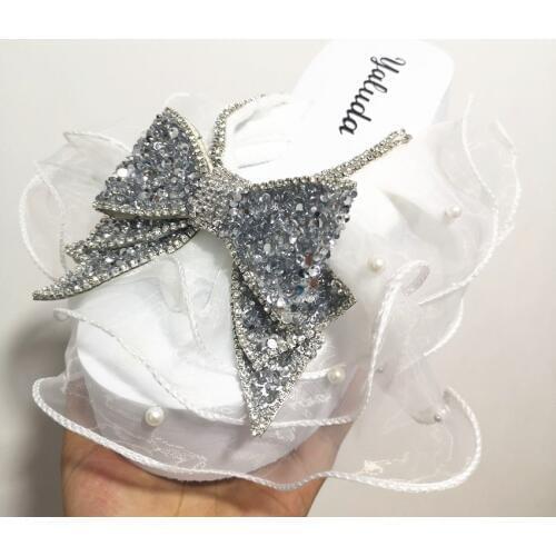 HAHAFLOWER Women Flip Flops Fashion Solid Color Crystal Diamond Bow tie Flat Heel Sandals Size Outdoor Slipper Beach Shoes