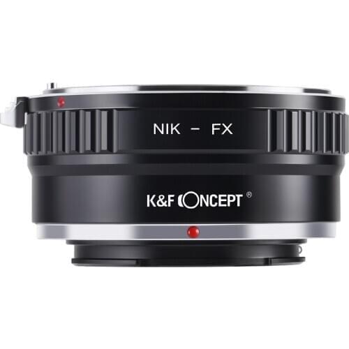 K&F CONCEPT Camera Lens Mount Adapter Ring for Nikon AI AF Lens to for Fujifilm Fuji FX X-series X-Pro1 X-E1 Mirroless Camera