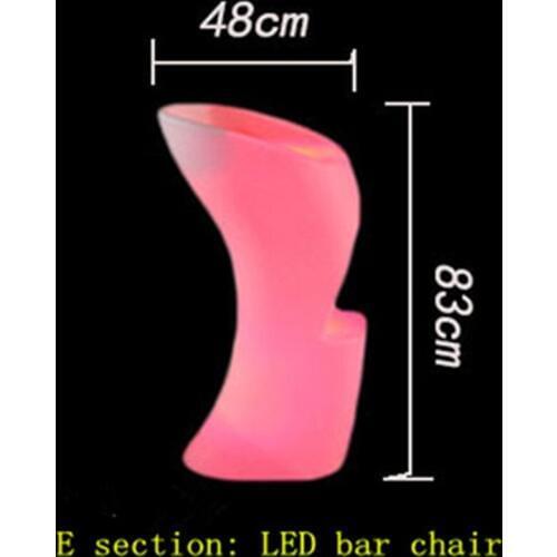 2019 New Rechargeable LED cocktail table Nightclub Bar lighted up coffee table lighting Furniture supplies
