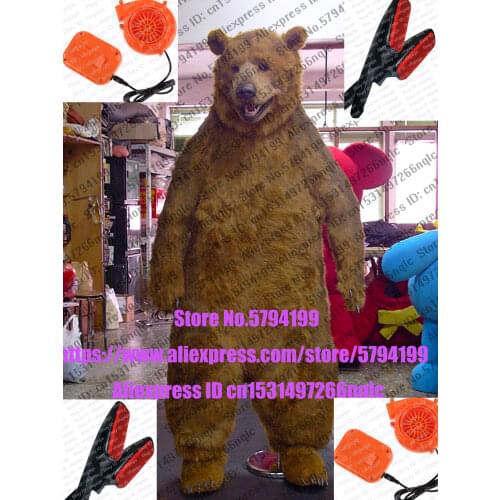 BROWN BEAR NEW HUSKY Dog Wolf Furry Fursuit Suit Costume Cosplay Animal Party Fancy Dress Carnival Birthday Gift