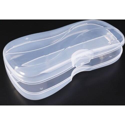 Portable Transparent Plastic Tableware Case Spoon Fork Storage Box Cutlery Organizer Travel