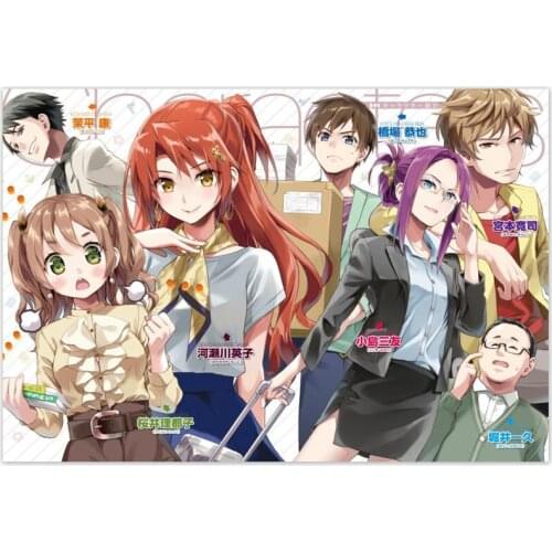 Custom Canvas Decor Bokutachi No Remake Anime Colorful Wall Fabric Posters And Prints Home Decor Painting 20x30cm,27x40cm