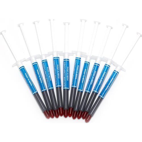 Gray CPU Cooling Gel Silicone High Performance HC-151 Thermal Grease Compound Syringe Conductive Heatsink Plaste