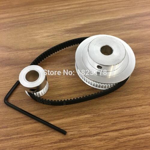 Timing Belt Pulley GT2 60teeth 20teeth Reduction 3:1/1:3 3D printer accessories belt width 6mm Bore 8&8mm