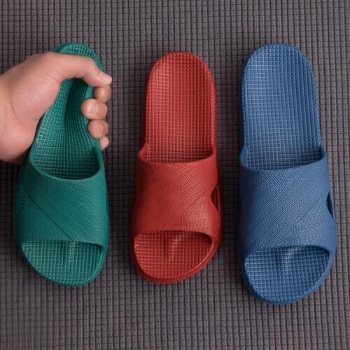Slippers Womens Indoor Home Mens Summer Home Indoor Bathroom Bath Non-Slip Couples Home Lightweight Eva Slipper House Shoes