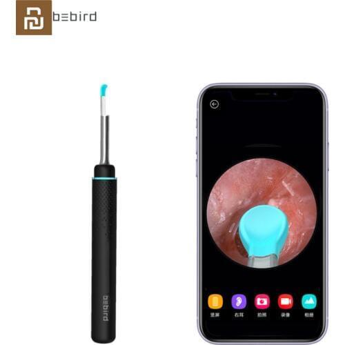 Youpin Bebird M9 Pro Smart Visual Ear Stick In-Ear Cleaning Endoscope 300W Mini Camera Otoscope Borescope Ear Picker Tool Set