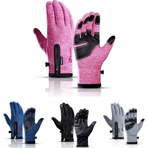 Cycling Gloves for Men & Women Winter Thermal Fleece Soft Touchscreen Gloves Cold Weather Hiking Camping Skiing Cycling equipmen