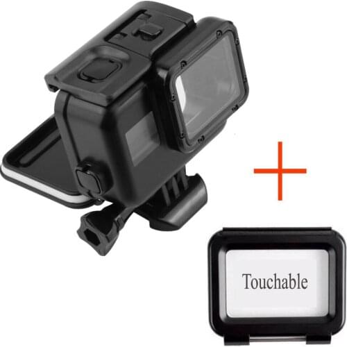 MASiKEN 130 feet Waterproof Housing Case Cover For Gopro Hero 5 6 Black Action Camera+Touch Screen Backdoor Sleeve Pouch