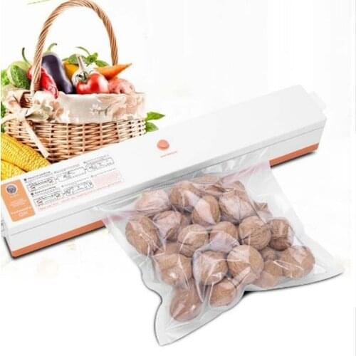 1PC Household Food Vacuum Sealer Packaging Machine Film Sealer 220V Vacuum Packer Including 15Pcs Bags Dropshipping