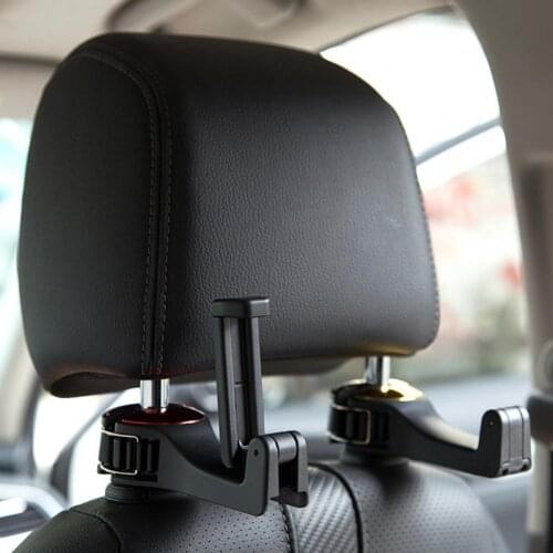 1 Pcs Car Seat Hook Clip Car Headrest Hanger Seat Storage Organizer Hook Groceries Durable Bag Hot Sale
