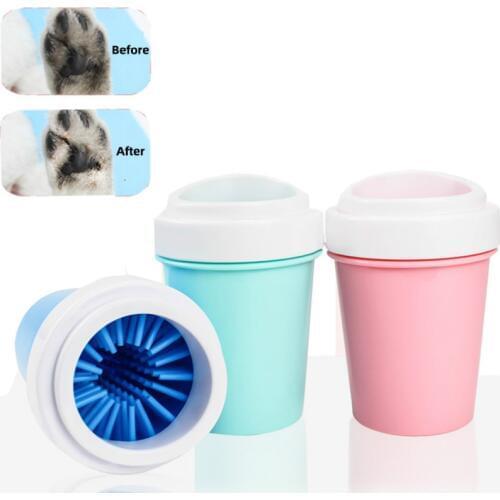 1PCS Pet Dog Foot Cup Wiping Foot Washing Device Small Medium Dogs Jin Mao Teddy Cat Cleaning Products Acessorios