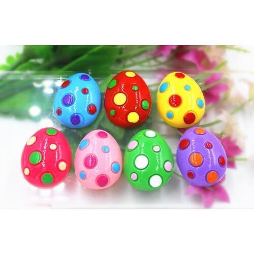 10pcs/lot flat back resin eggs DIY resin cabochons accessories about21*27mm