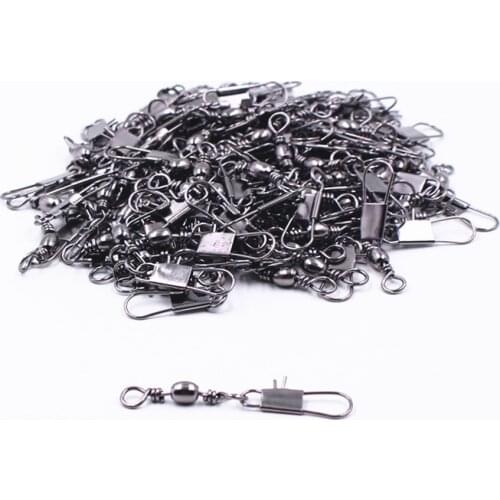 20PCS B-Shaped Connector Swivel Fishing Gear Accessories Eight-Shaped Ring Fishing Gadget For Fishing Tackle