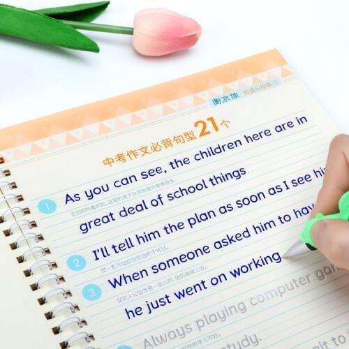 3 Pcs/Set New In 2019 Italians English Word Calligraphy Book Set Writin Handwriting Adult Stickers Children Art Exercise Books