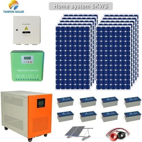 5KW solar home kit solar power for home use
