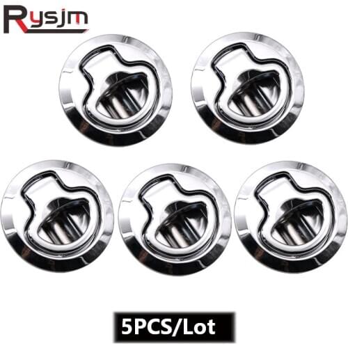 5PCS/Lot Stainless Steel Marine Yatch Ship RV Flush Pull Slam Latch Mount Hatches Lift Cabinet Lock Latch Boat Accessories